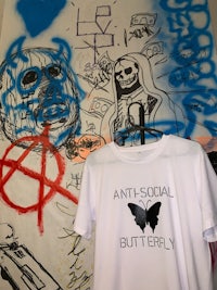antisocial butterfly t-shirt